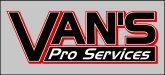 Van's Pro Services Sponsorship Banner
