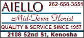Aiello Mid-Town Florist Sponsorship Banner